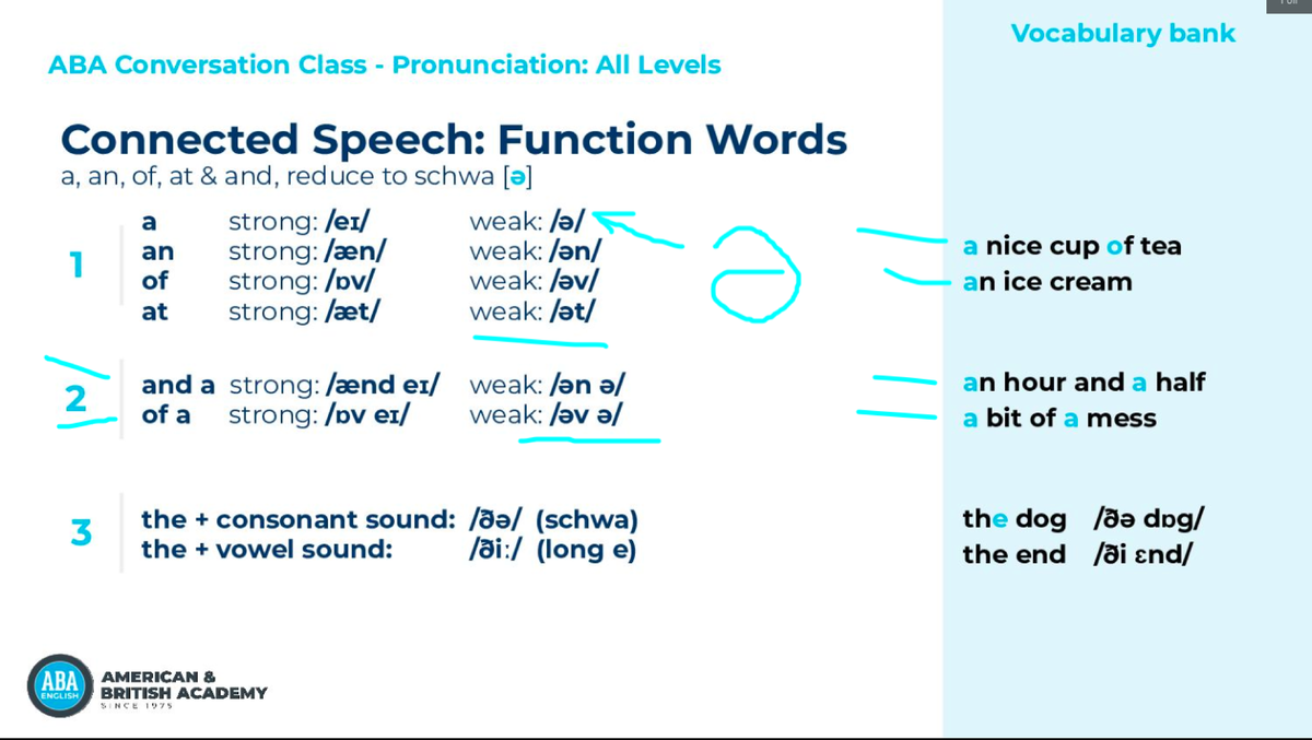 pronunciación fonética - Inglés - Básico II - Vocabulary bank ...