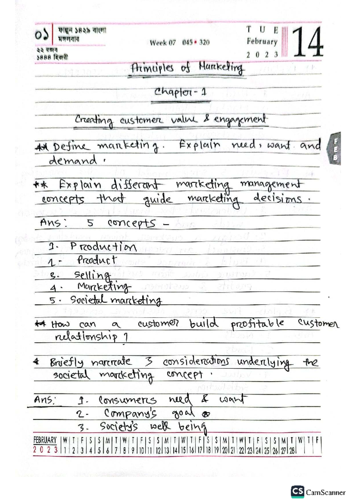 Principles of Marketing 1: Week 07 Lecture Notes - Studocu