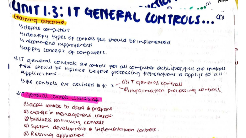 IT General Controls Notes: Understanding and Implementing Best ...