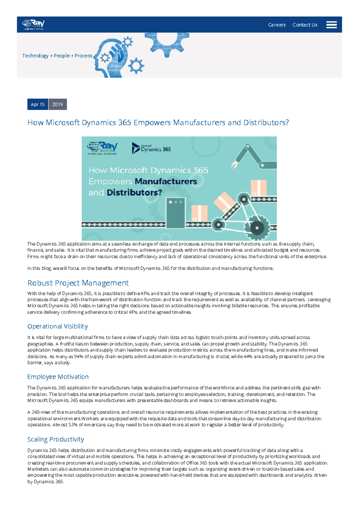 Empowering Manufacturers & Distributors with Microsoft Dynamics 365 ...