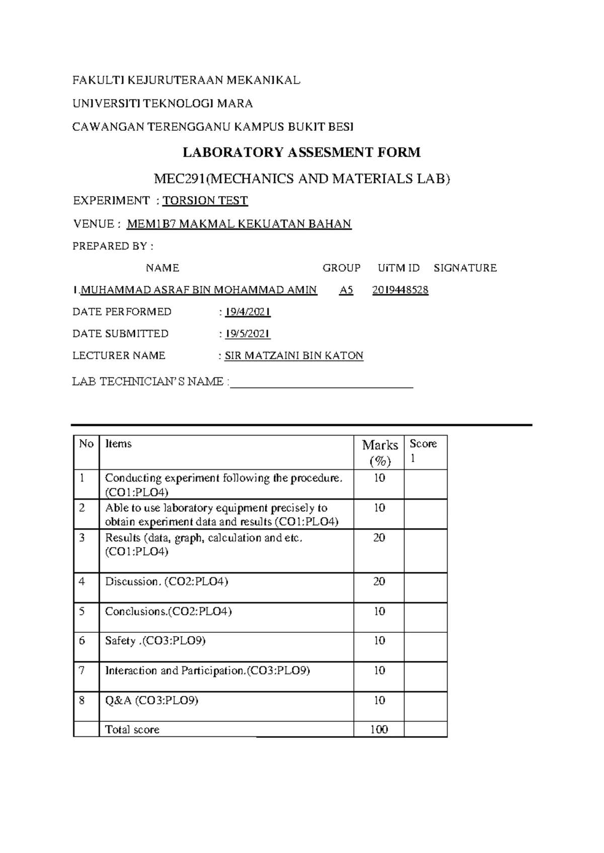 Industrial-training-logbook-mar-23 (2) 230620 132411 - Student ...