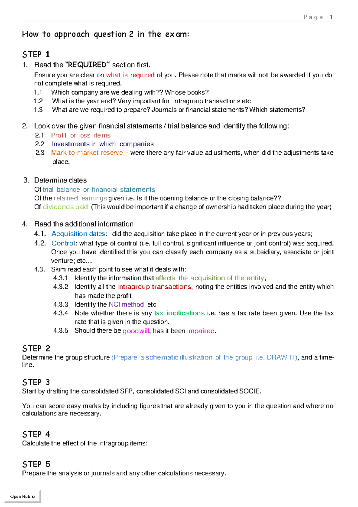 FAC3704-question 2 - FAC3704-question 2 - How to approach question 2 in ...