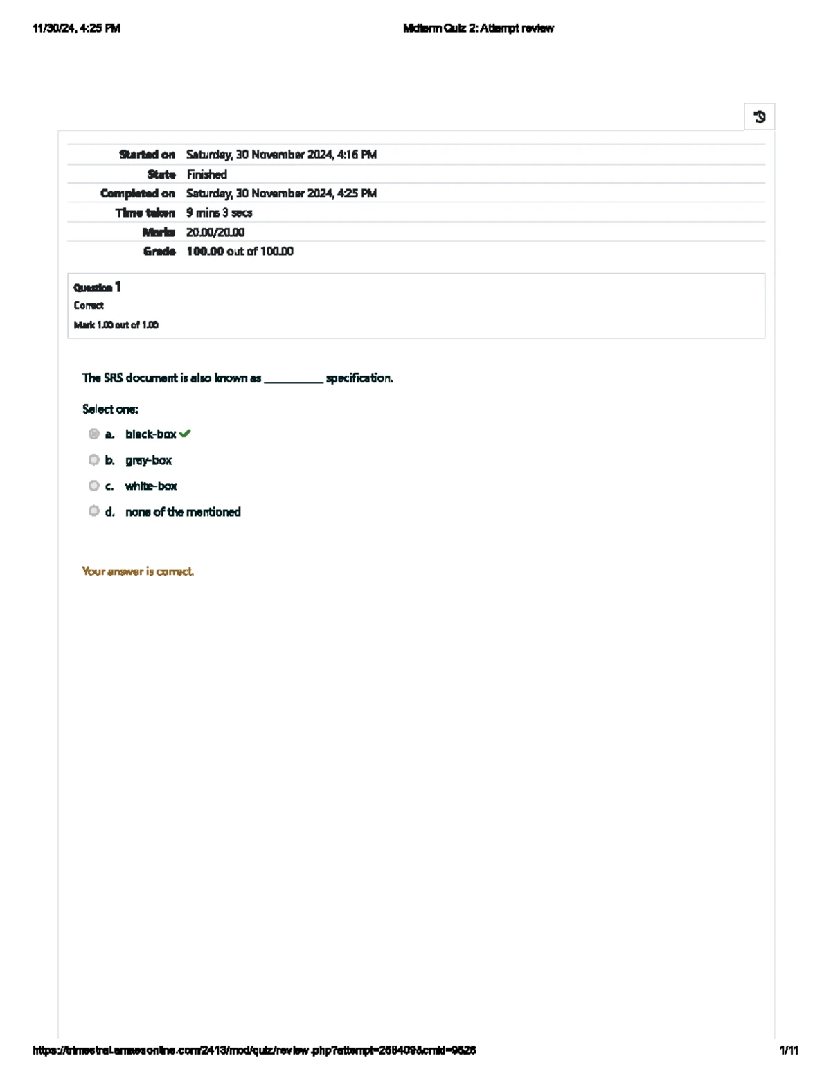 Prelim Quiz 1 - UFT Load Testing Insights and Results - Studocu
