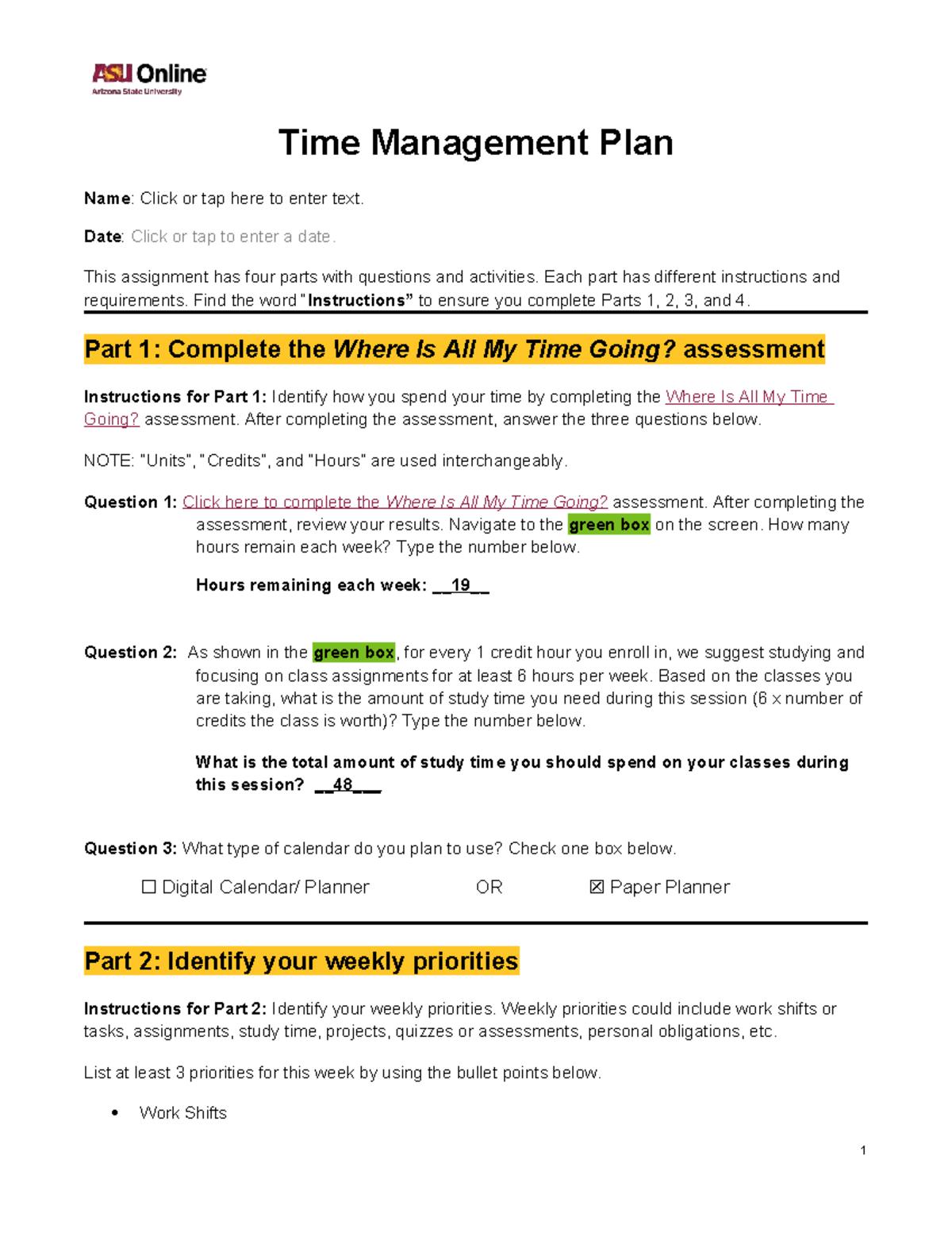 Time Management Plan: Strategies for Effective Scheduling and ...