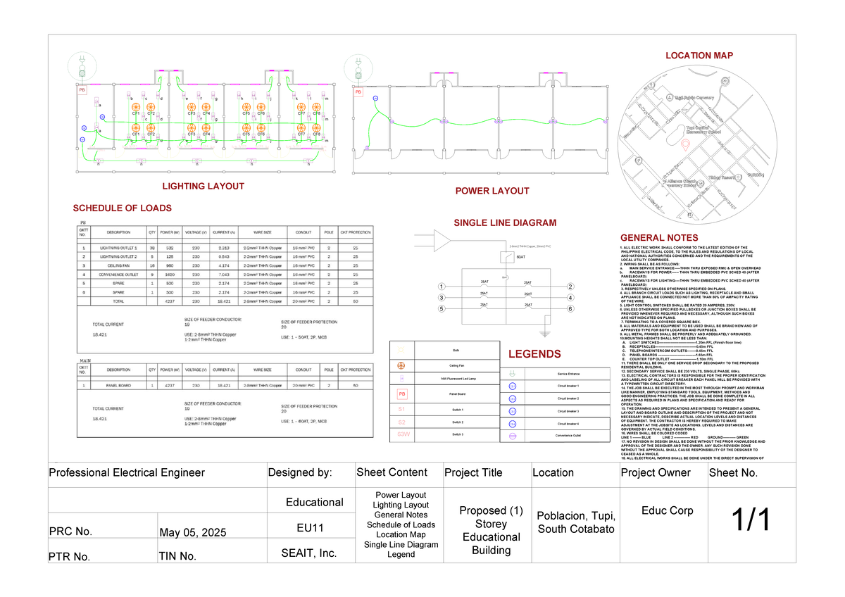 Educational Model Final: Power & Lighting Layouts (Course Code: EMF ...