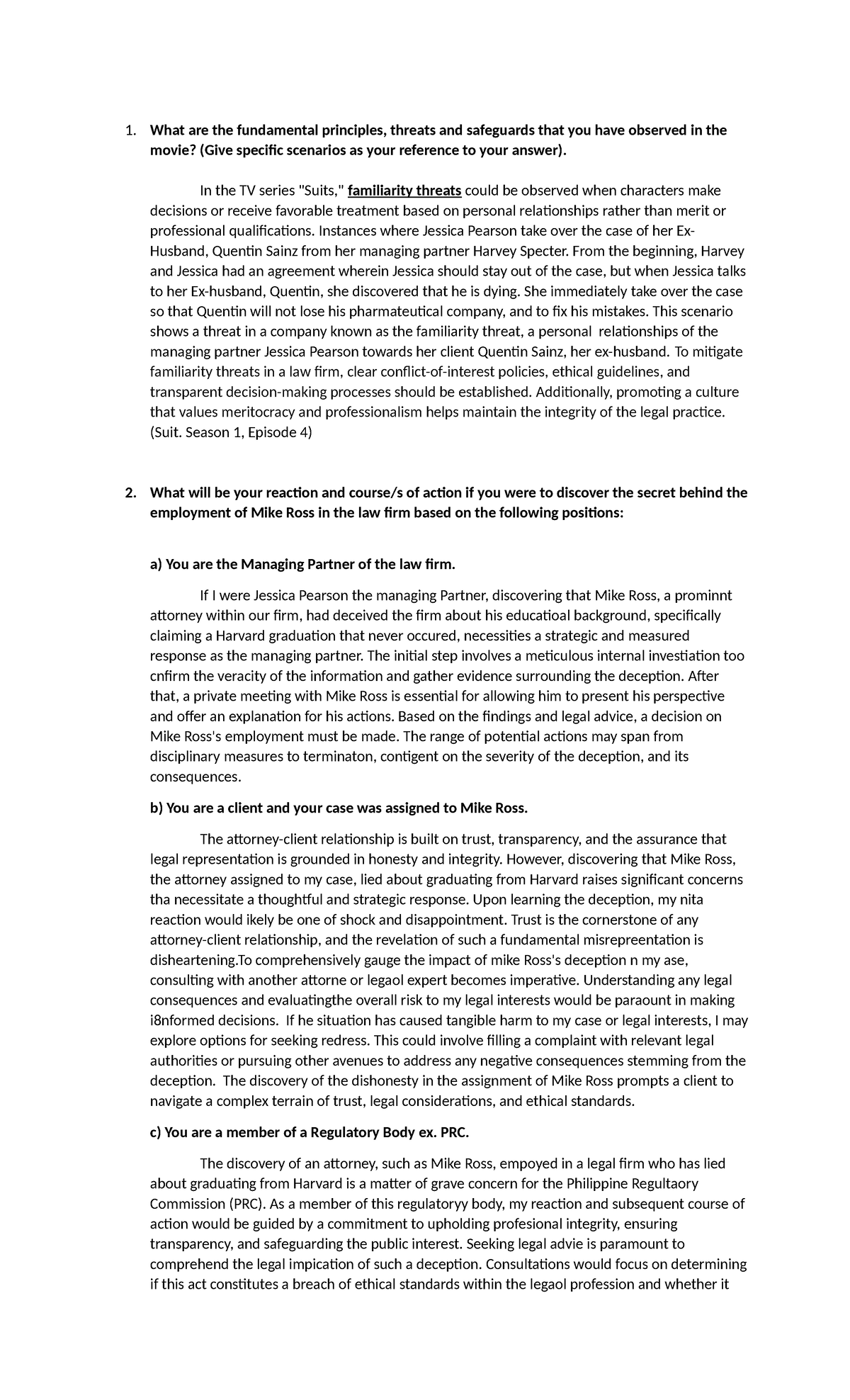 MAS4 - sample case study with answers - What are the fundamental ...