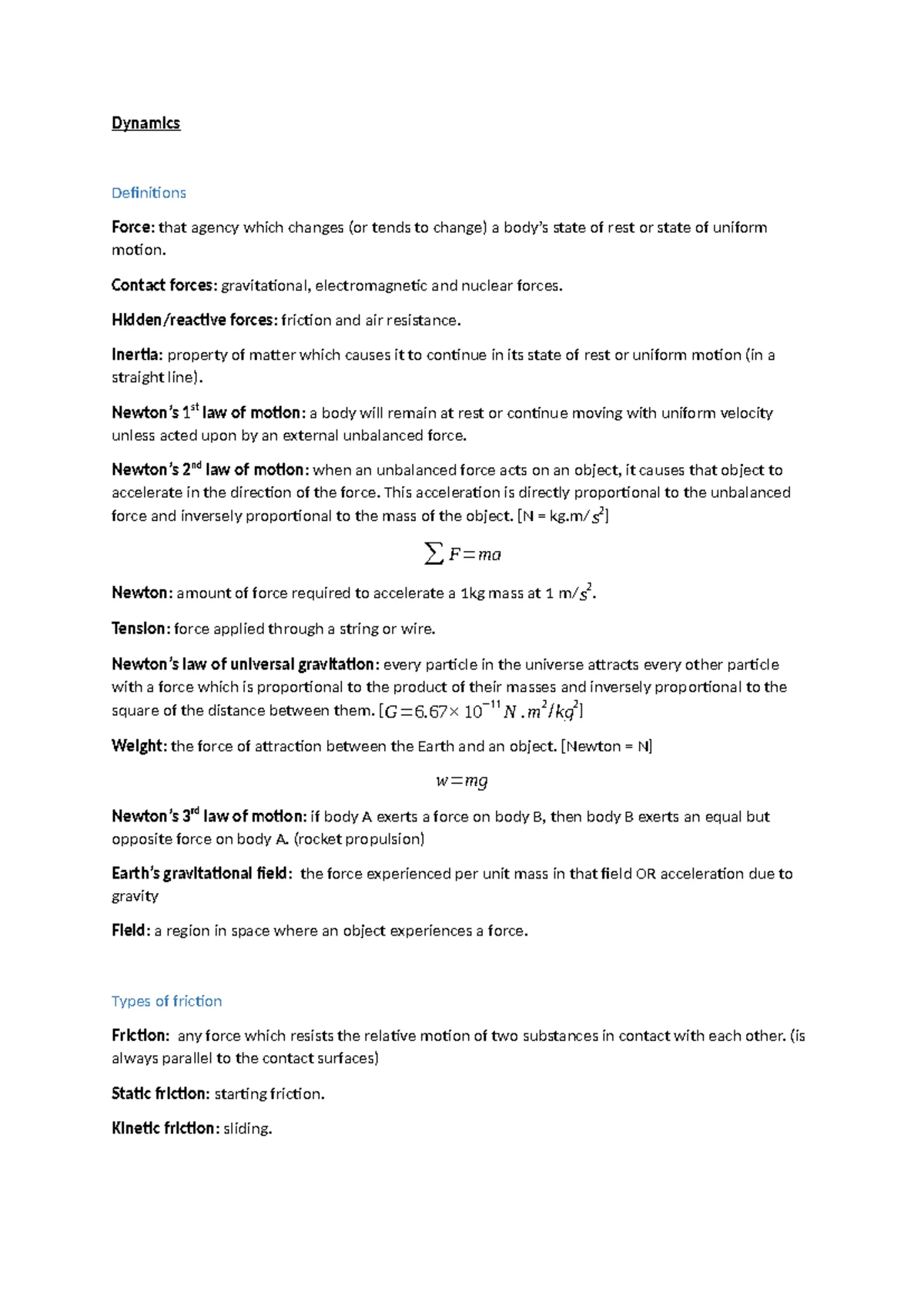 Comprehensive Physics Overview: Key Concepts and Applications ...