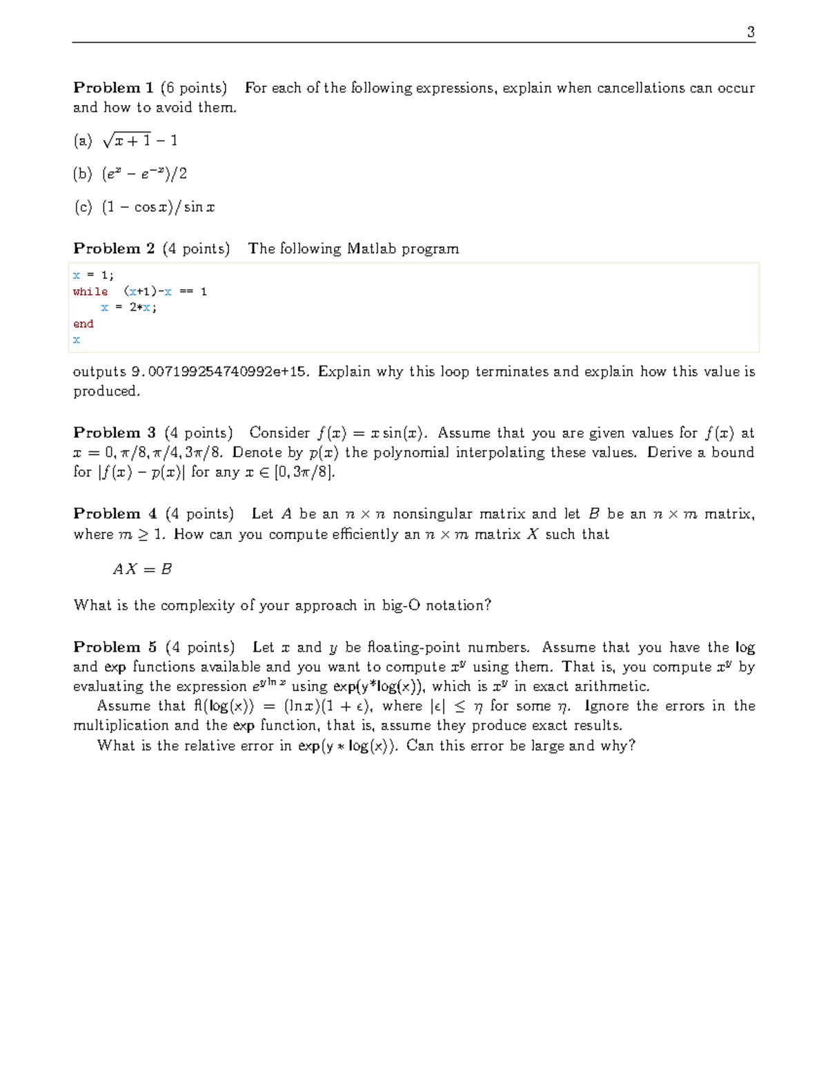 Midterm Exam 2021: Practice Problems and Solutions - Studocu