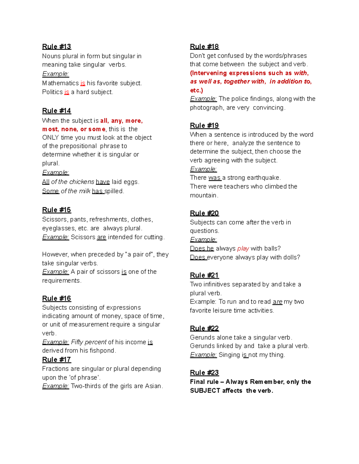 DO VS DOES THE SIMPLE GUIDE TO SUBJECT VERB AGREEMENT visual data 5