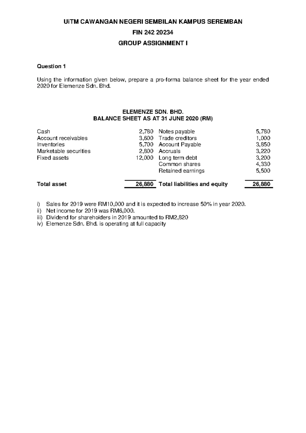 FIN242 FINAL EXAM REVISION GUIDE - UITM SEGAMAT 2019-2023 - Studocu