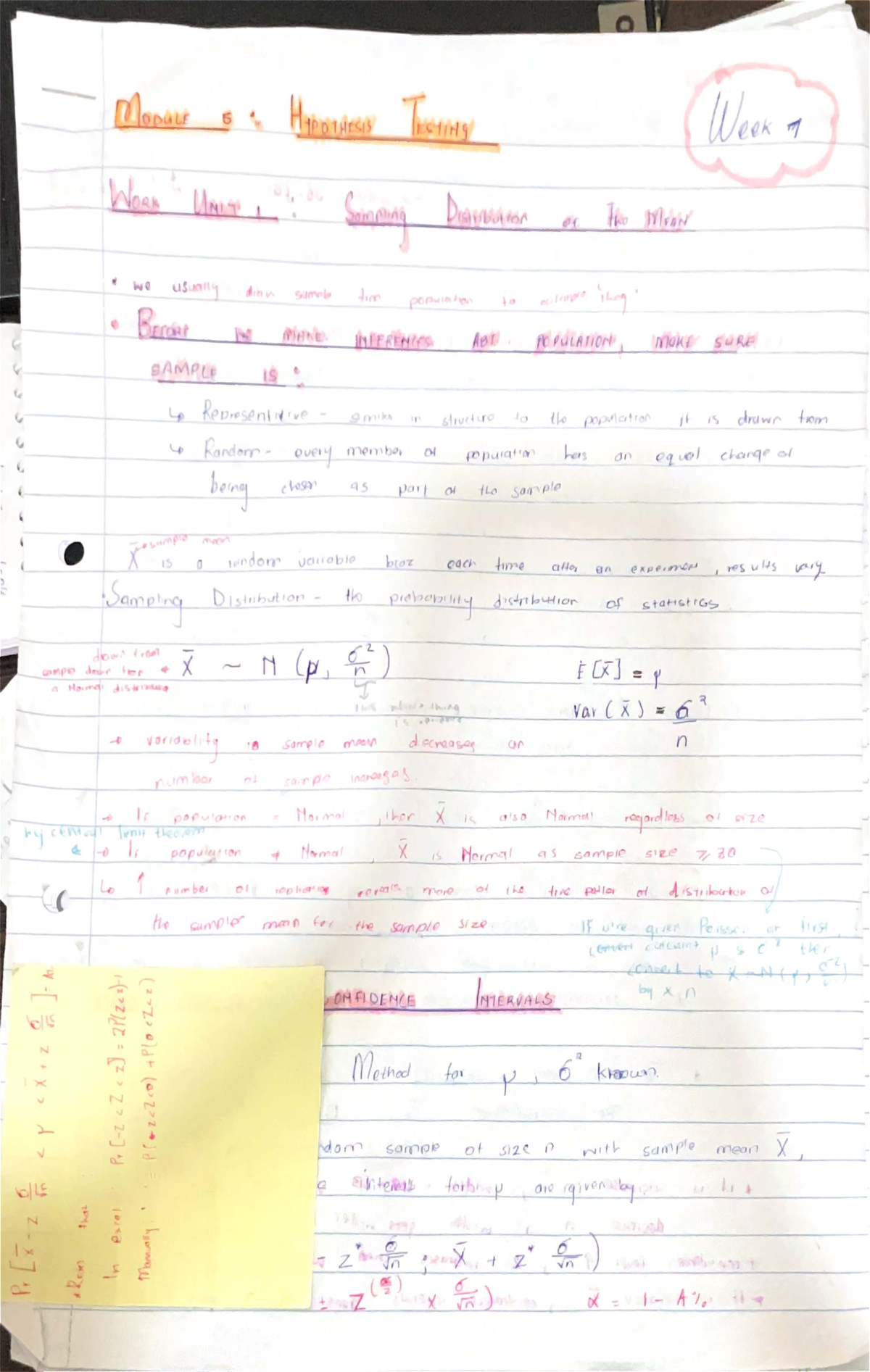 Sampling Techniques and Analysis for Course 4 - Studocu
