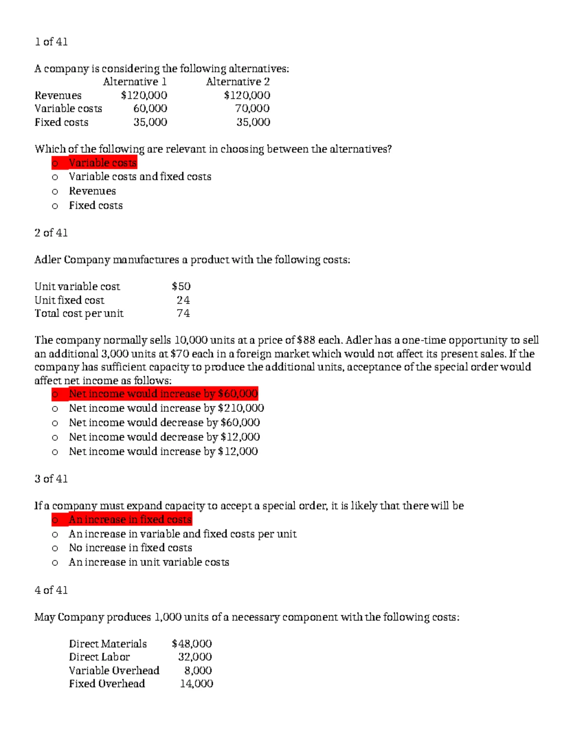 Acct 2101 Final Review Study Guide and Key Concepts - Studocu