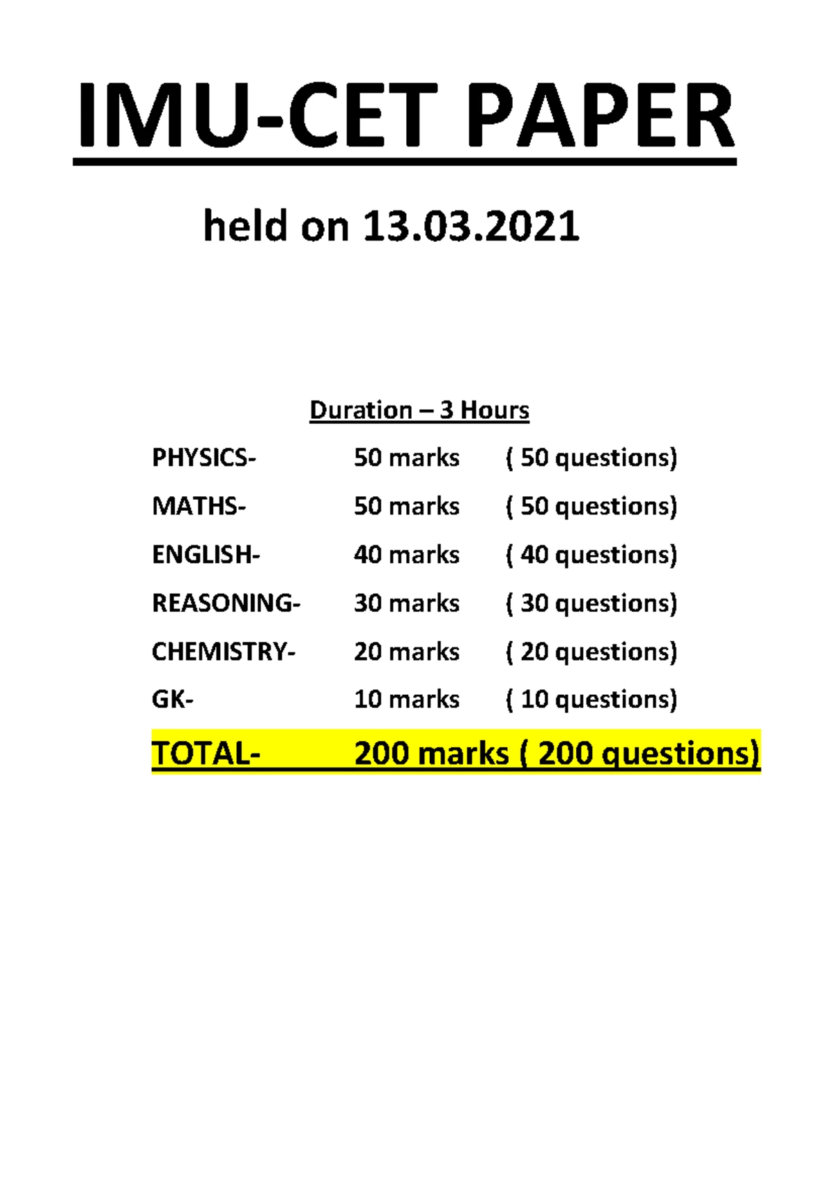 English Question PDF - To prepare exam. - UG (except BBA) CET Sample ...