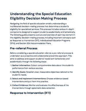 Response to Intervention (RTI) Approach: Strategies & Implementation ...