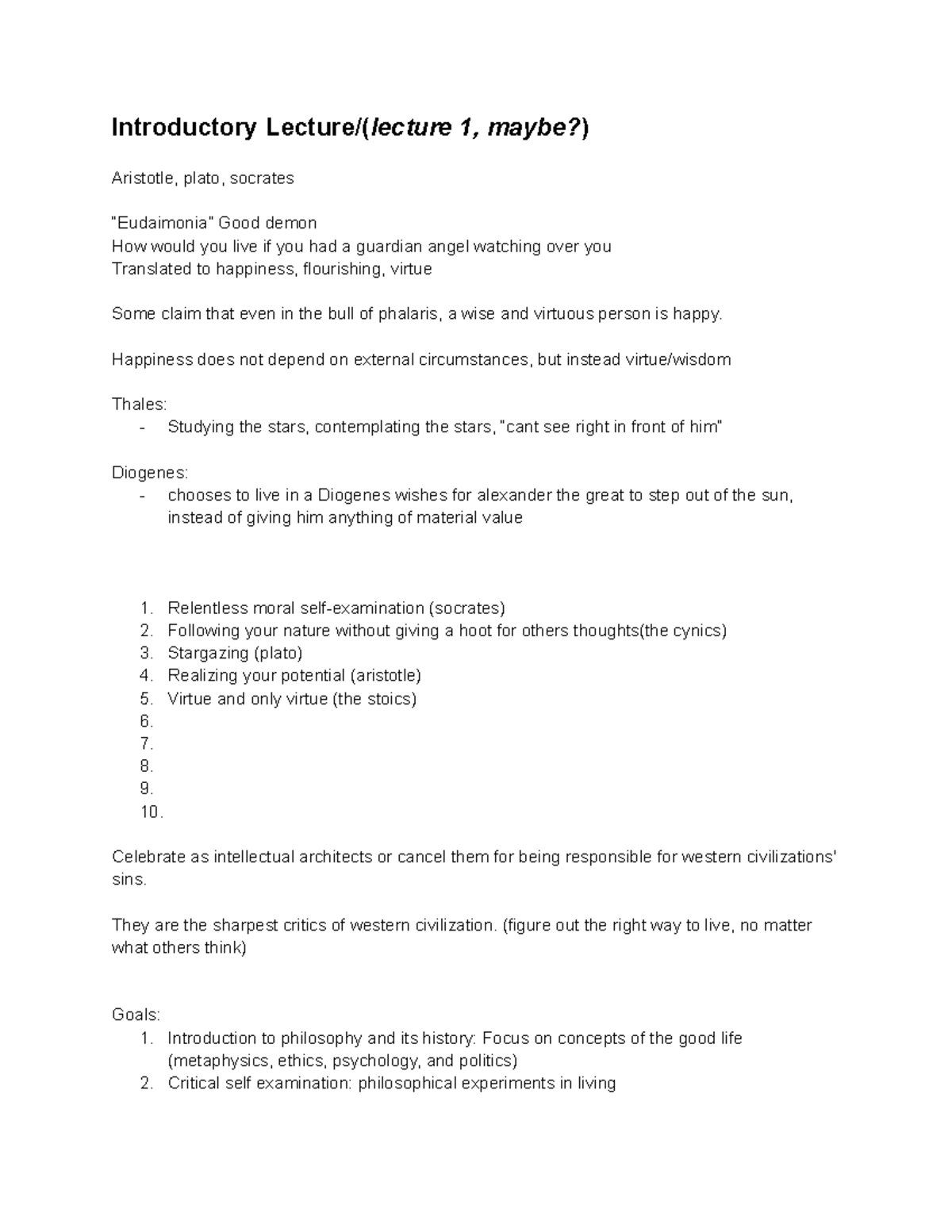 Rough Course Notes - PHIL 202: Intro to Philosophy Lectures & Ideas ...