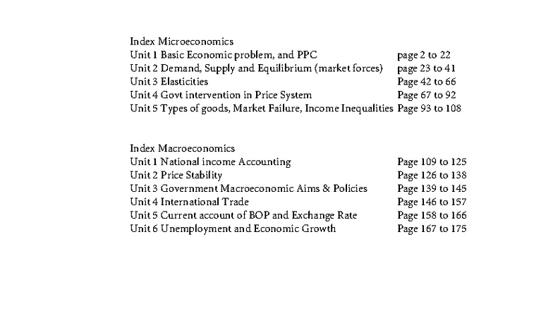 AS Economics Micro and Macro Notes: Key Concepts and Topics - Studocu
