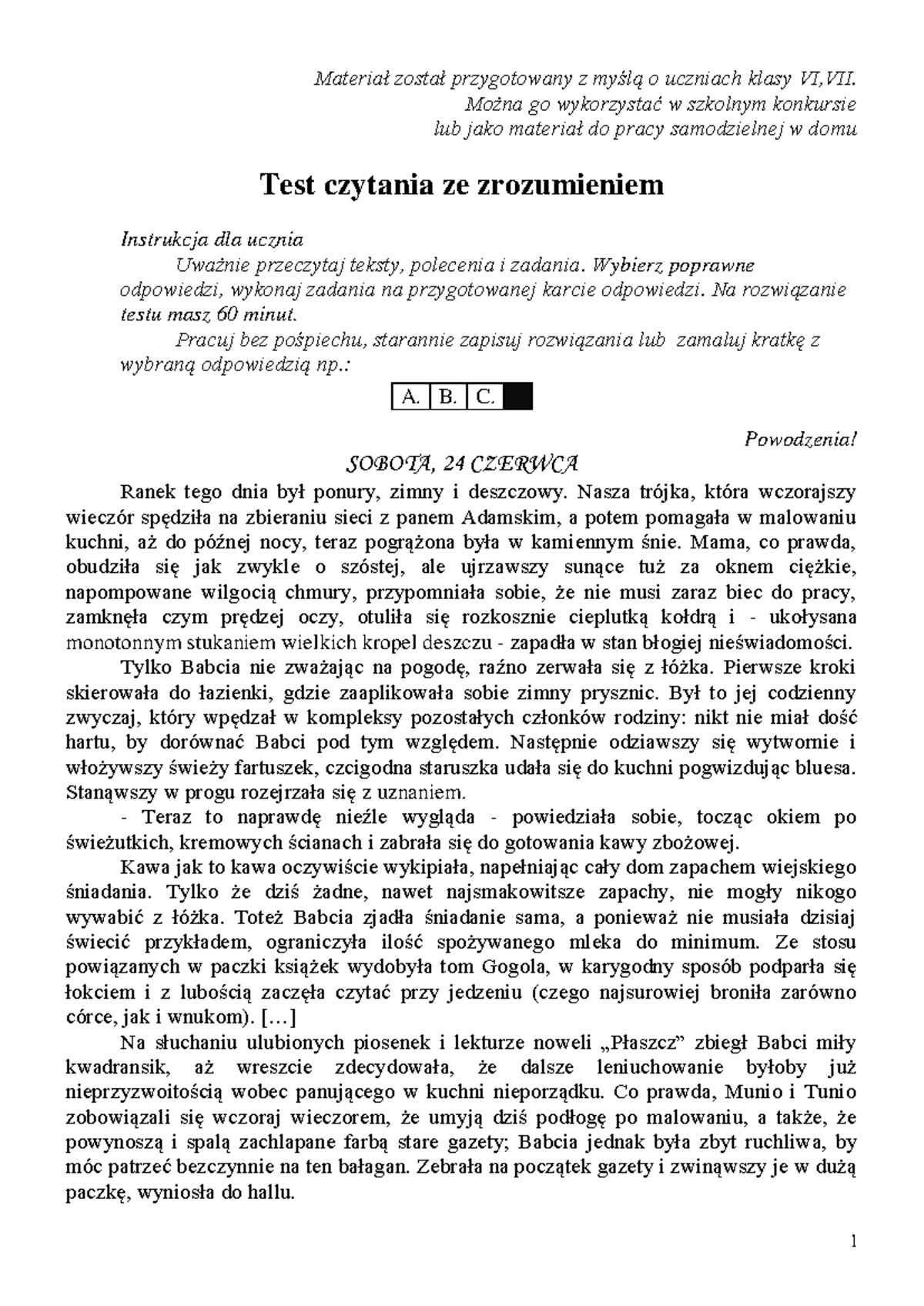 Teatr Grecki Test Czytania Ze Zrozumieniem www.studocu.com