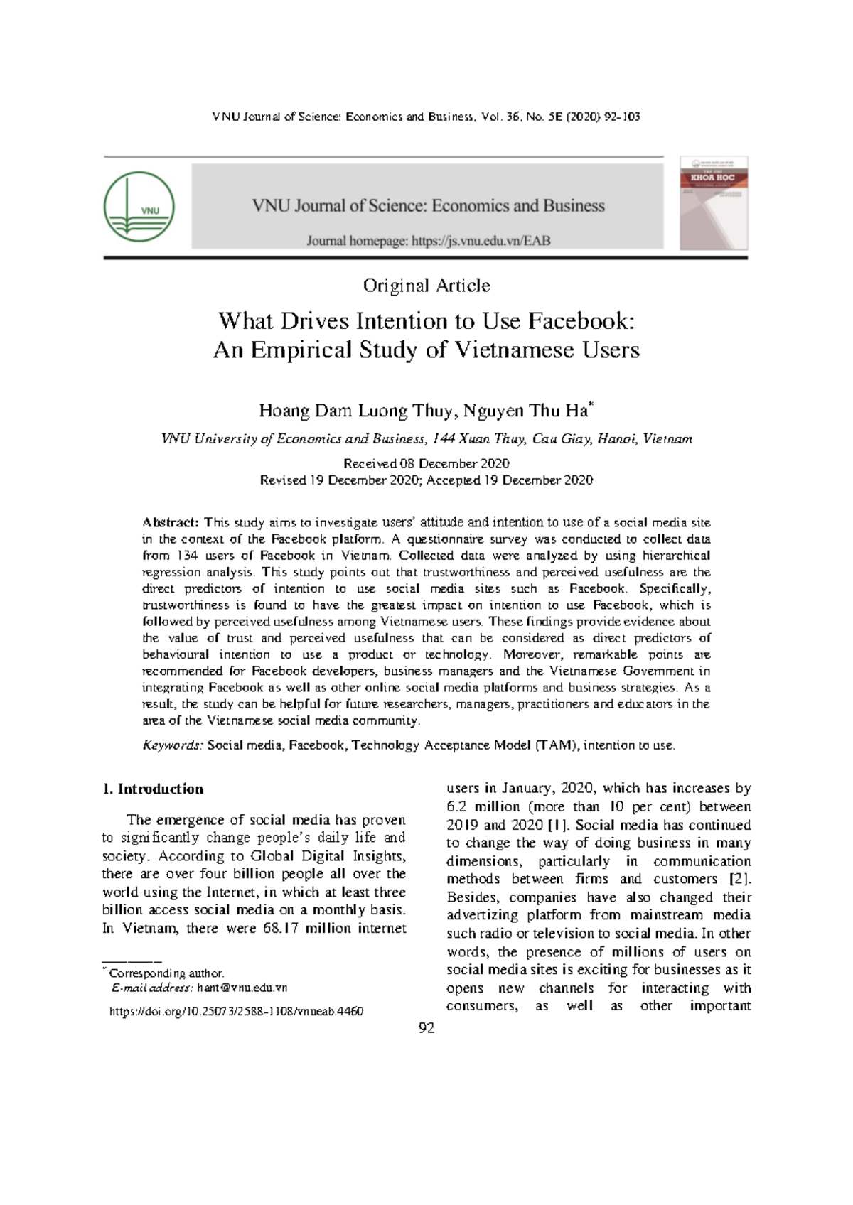 2020 Tamfb fbíbvfúiebvi bsncsaodj ưahdưiahdưihdu - VNU Journal of ...