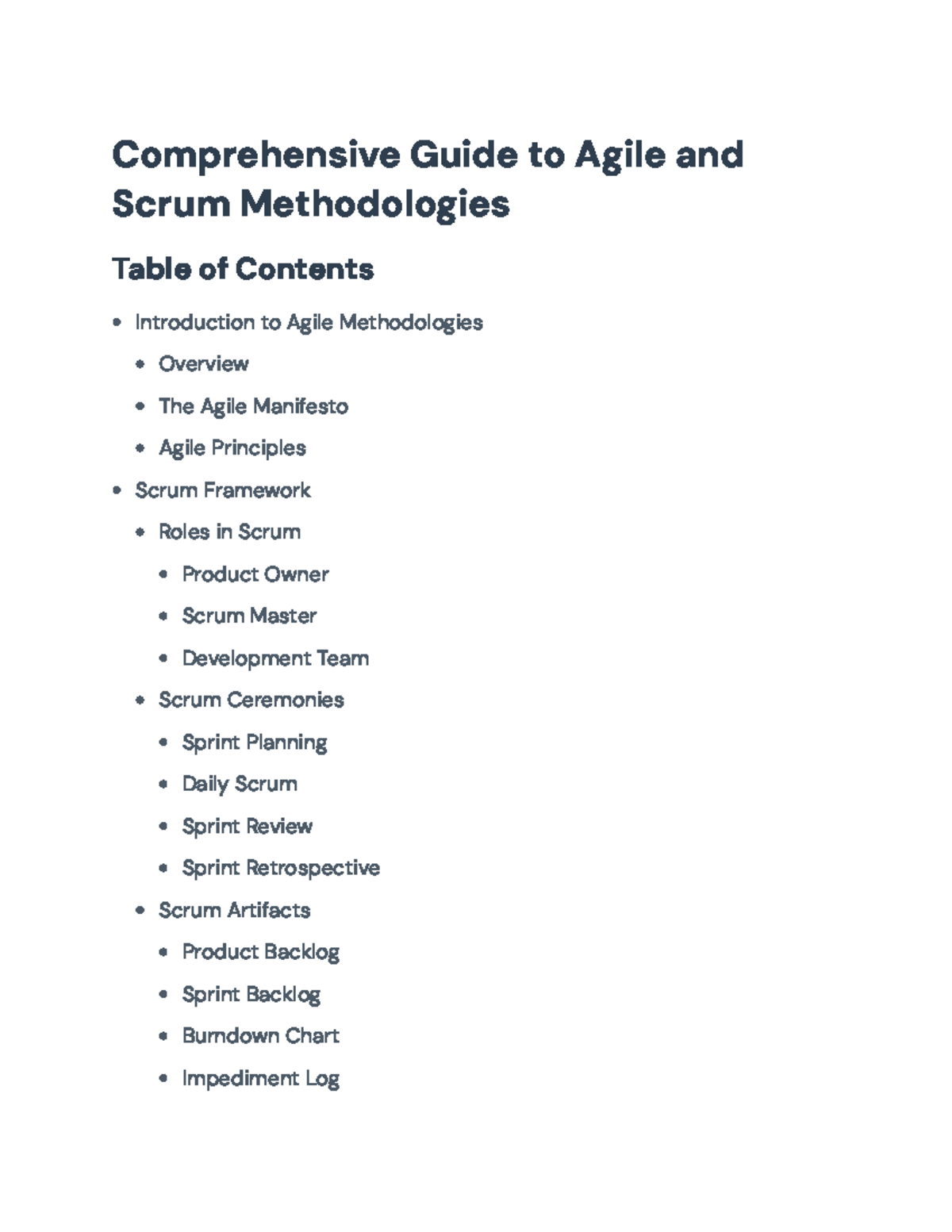 Agile and Scrum Methodologies: A Comprehensive Guide for Development ...