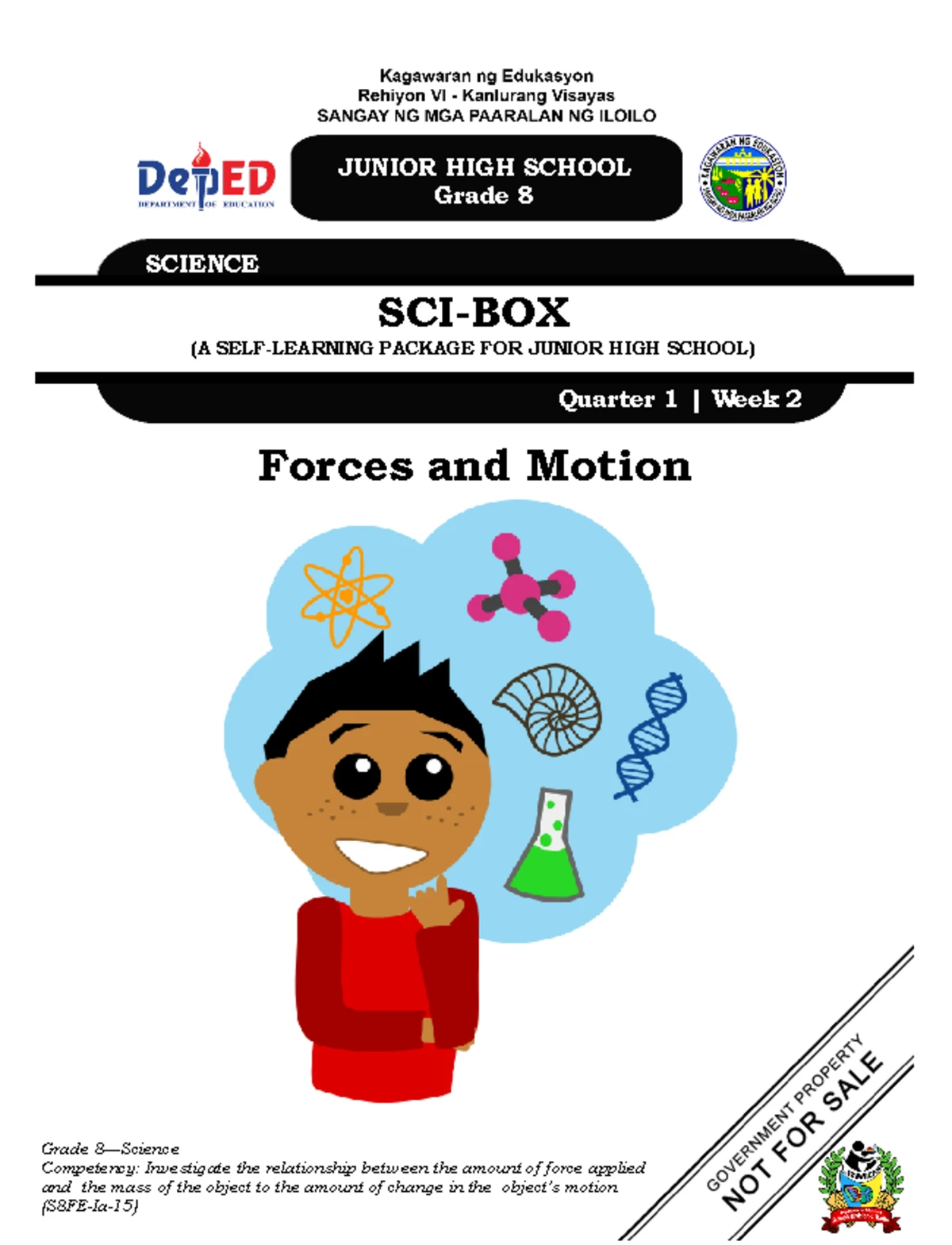Science 8 Q1W3 - Forces and Motion Concepts and Activities - Studocu