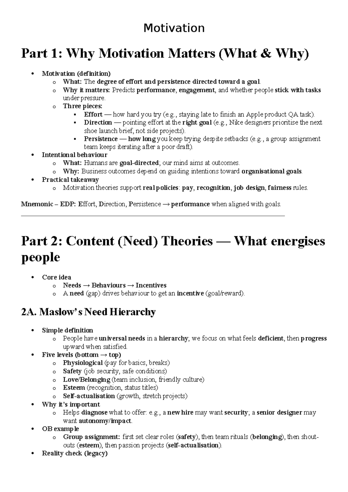 Motivation Theories Overview: Understanding What Drives Us (Part 1 ...