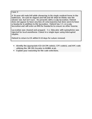 [Solved] Identify the appropriate ICD10CM codes CPT codes and APC code ...