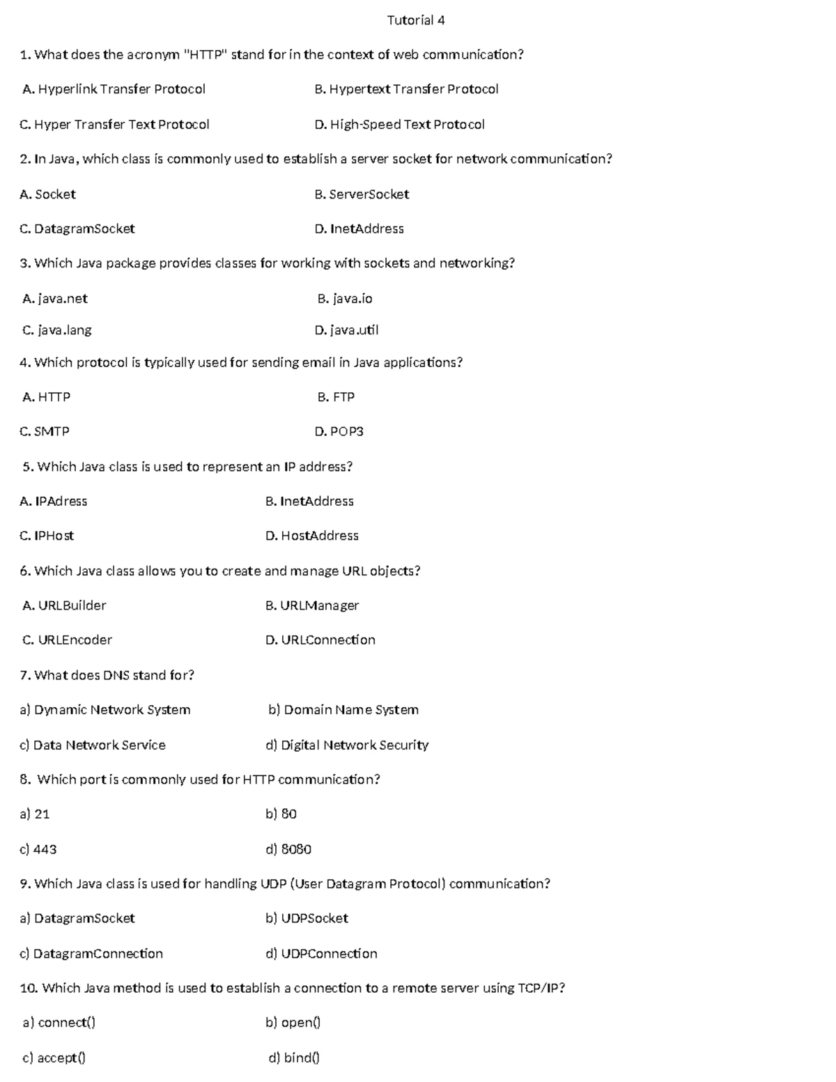 Shinde Biodata 03 - Please provide mcq - Advance java programming - RR ...