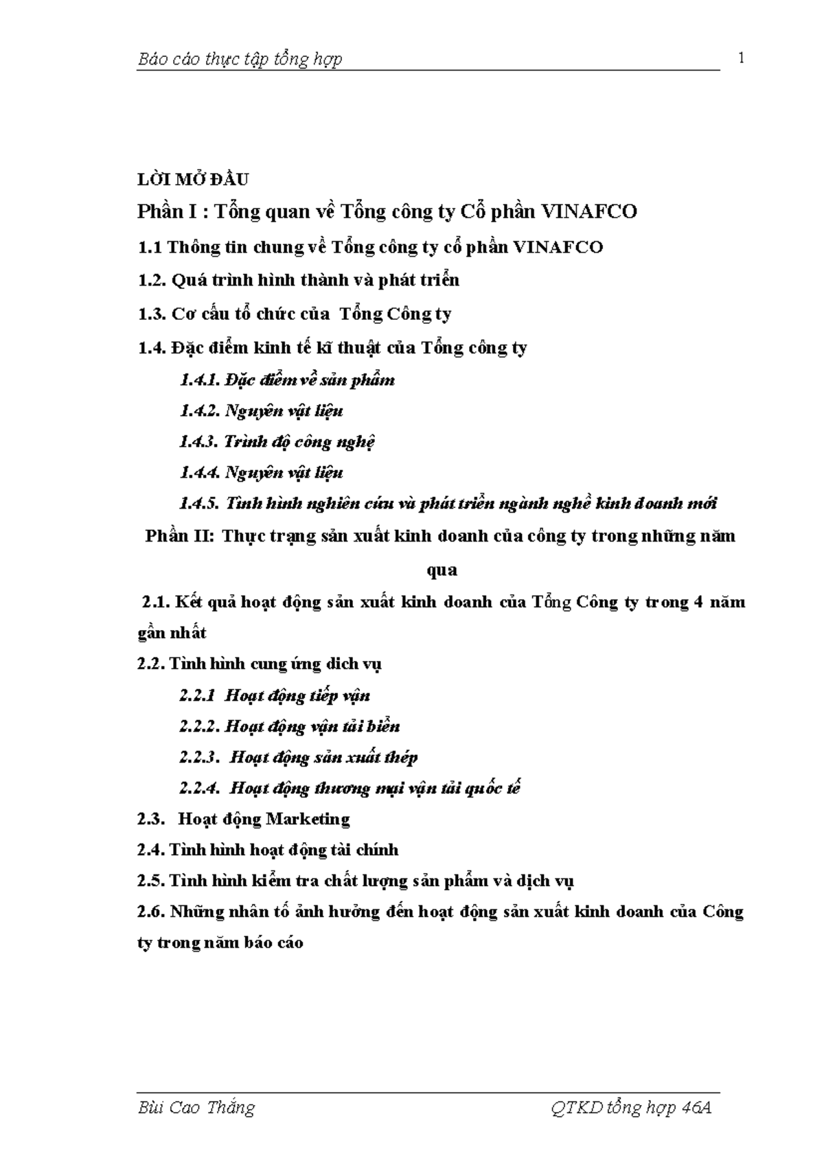 Bao cao tong hop tai tong cong ty co phanvinafco YX99X 2013 0324025922 ...