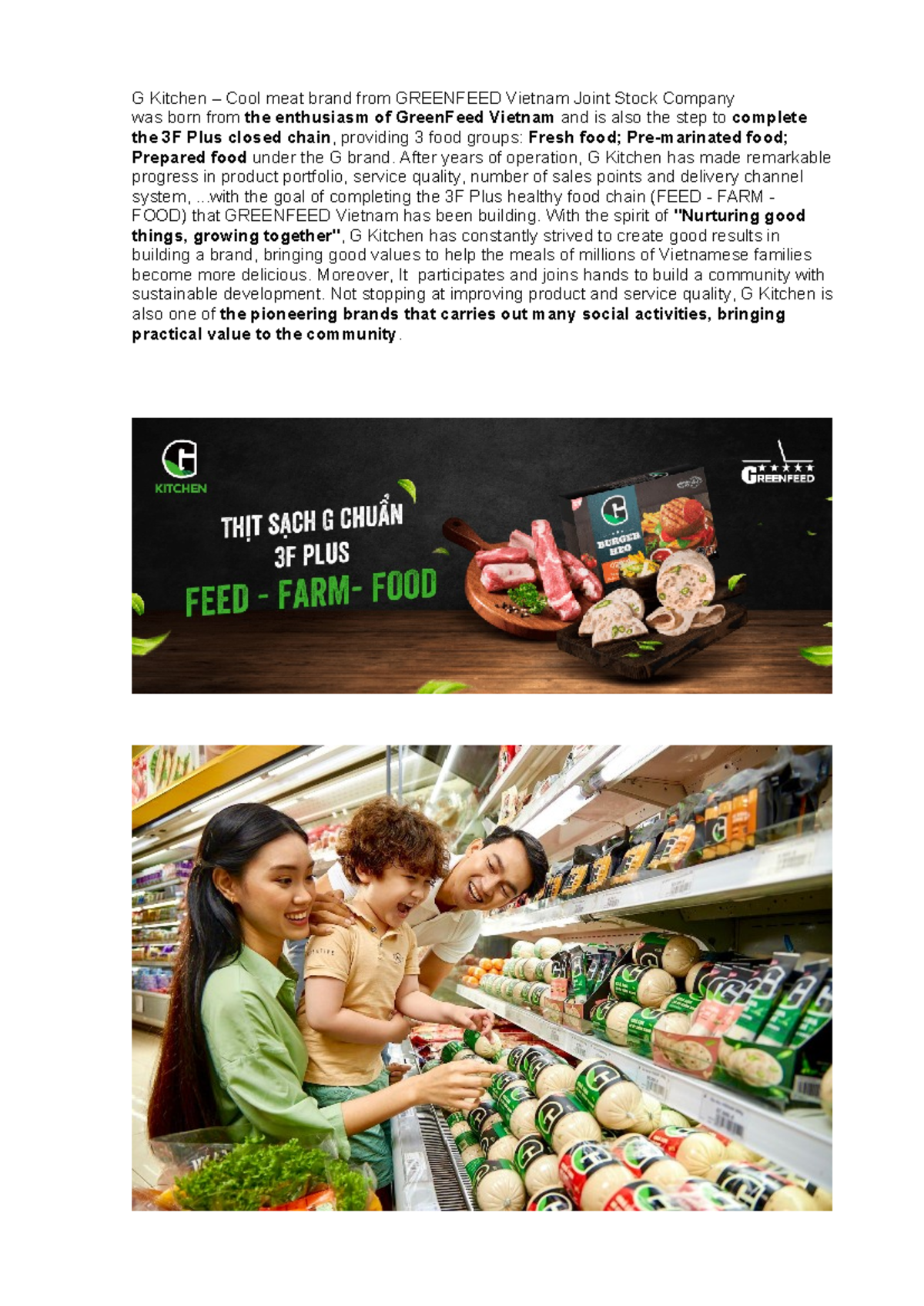 G-Kitchen - bài tập về nhà - G Kitchen – Cool meat brand from GREENFEED ...