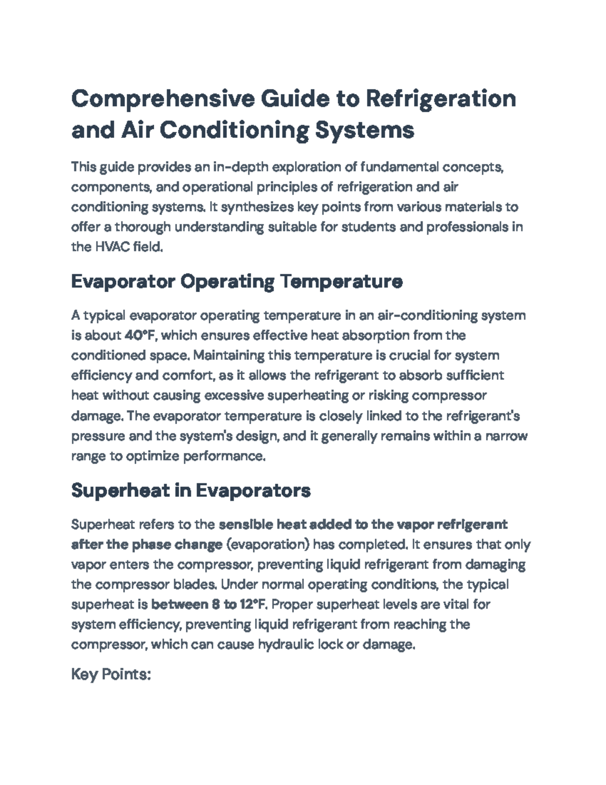 Comprehensive HVAC Systems Overview: Key Principles & Components - Studocu