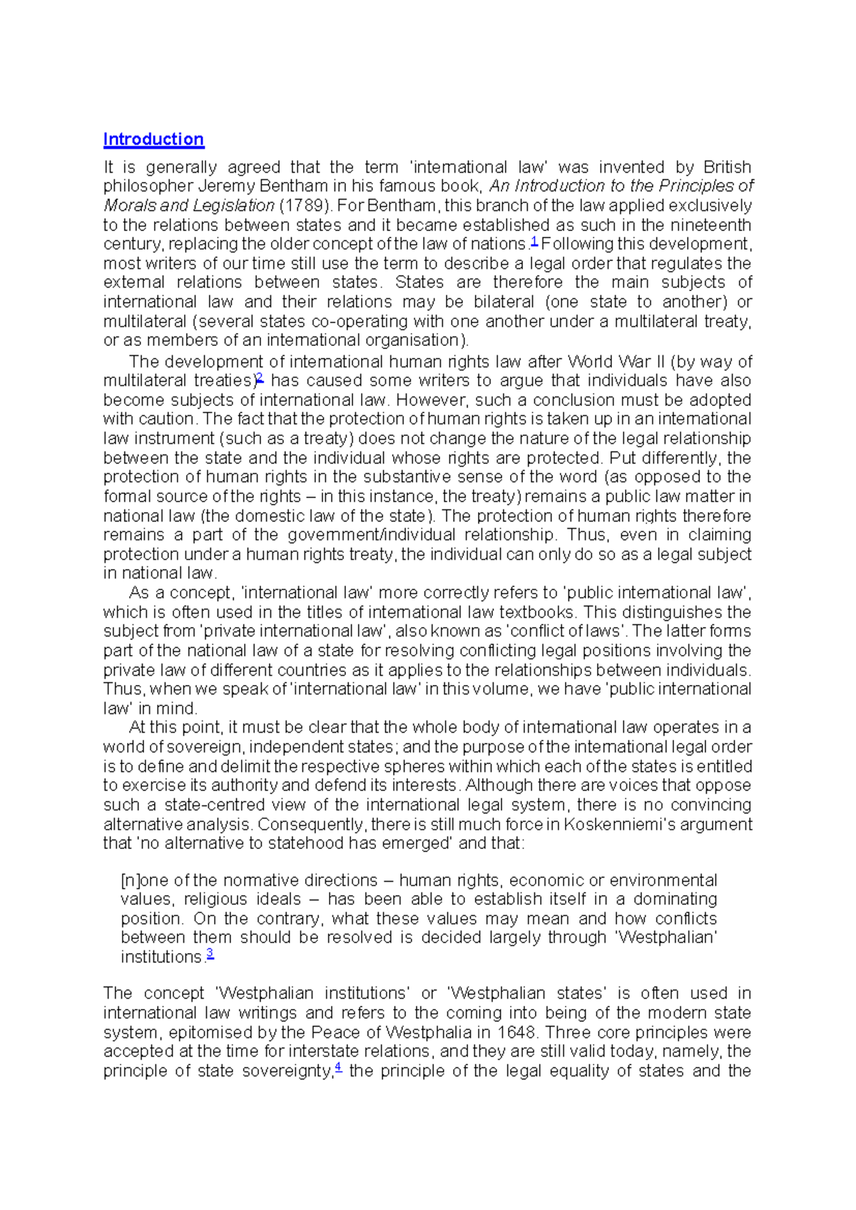 International Law Epochs: Historical Overview and Key Developments ...