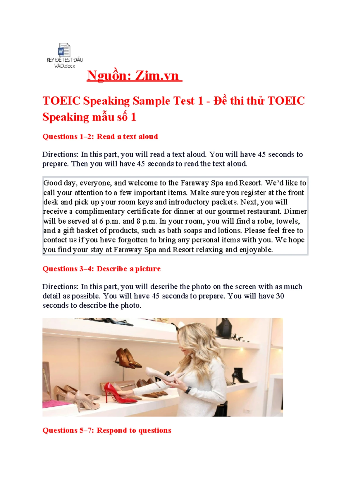 DAY 2 - 4.12 - TOEIC Listening PART 1 - Hướng Dẫn Kiến Thức - Studocu