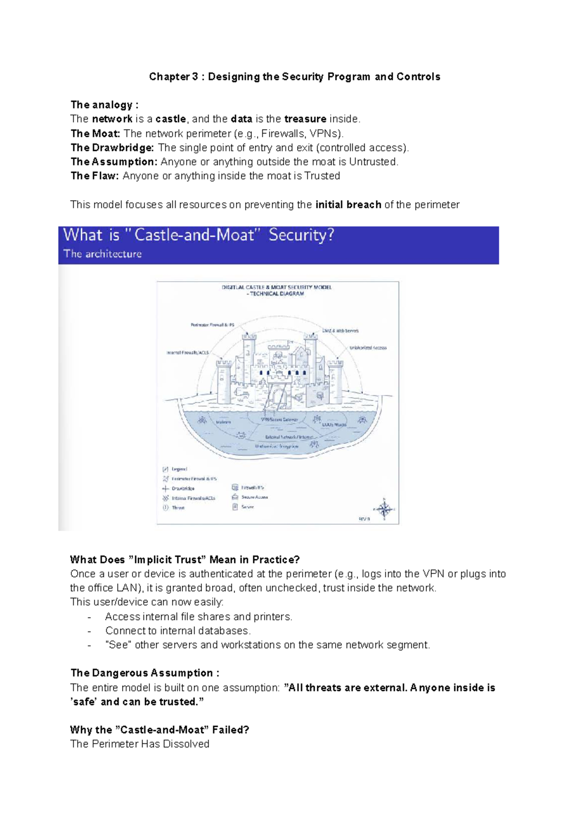 Security Chapter 3: Designing the Security Program & Zero Trust ...