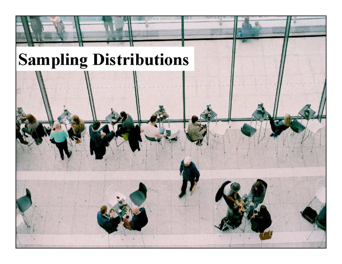 Sampling Distributions: Chapter 9 Overview (11th Ed.) - Studocu