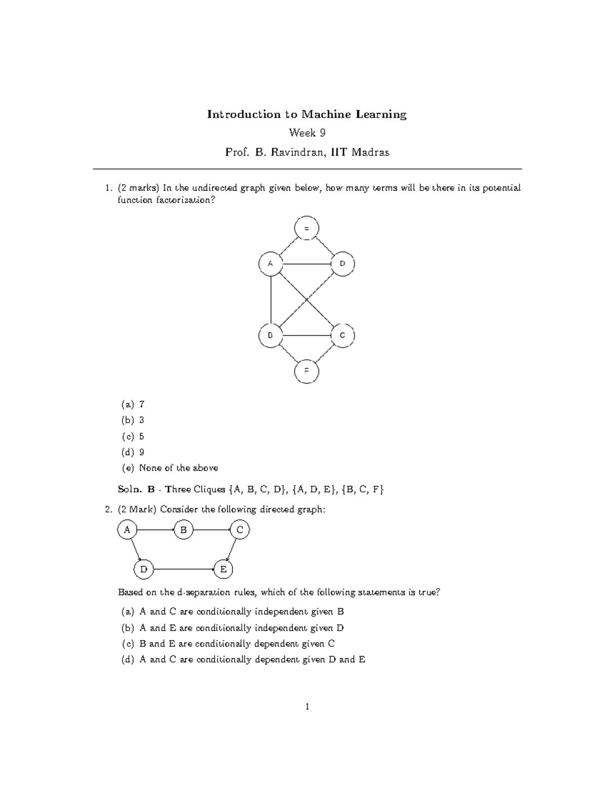 DL - Insem QP March 2024: Deep Learning Concepts & Applications - Studocu