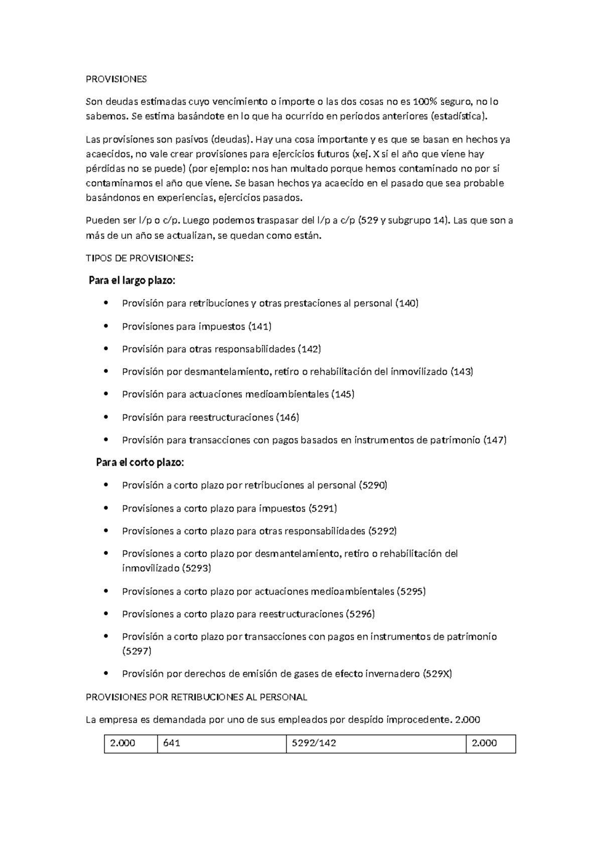 Provisiones en Contabilidad Financiera: Análisis y Tipos (FIN-101 ...