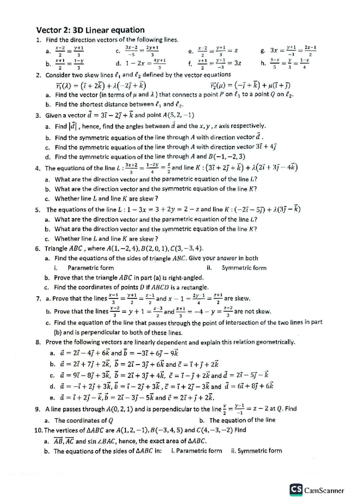 Ext II Syllabus Summary with Sample Questions & Solutions - Studocu