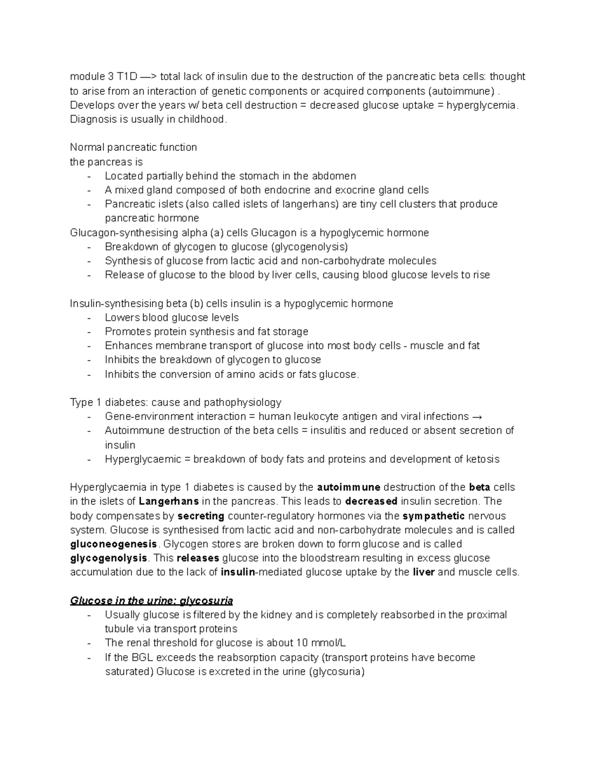 T1D & T2D Overview - Pathophysiology, Diagnosis & Treatment Insights ...