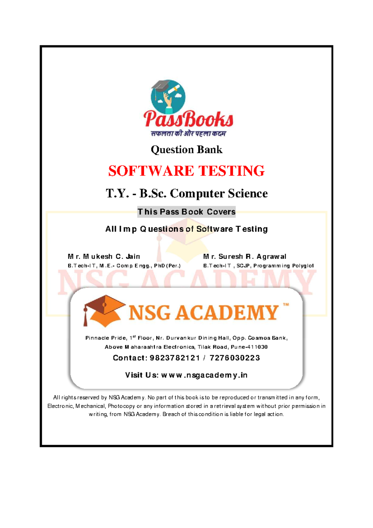 Software Testing Question Bank and Key Concepts NSG Academy - Studocu