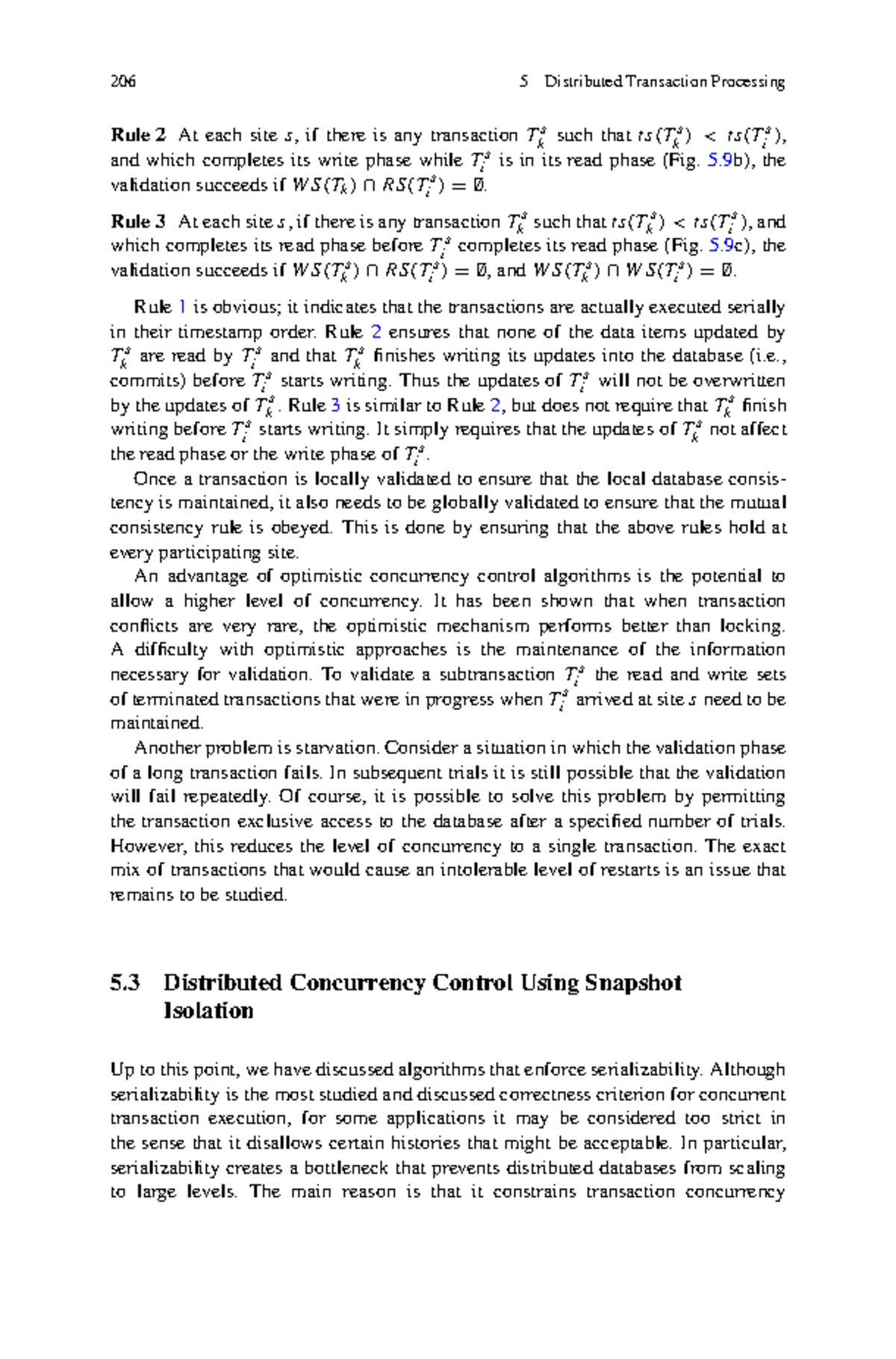 Book24 Ch5: Distributed Transaction Processing and Concurrency Control ...