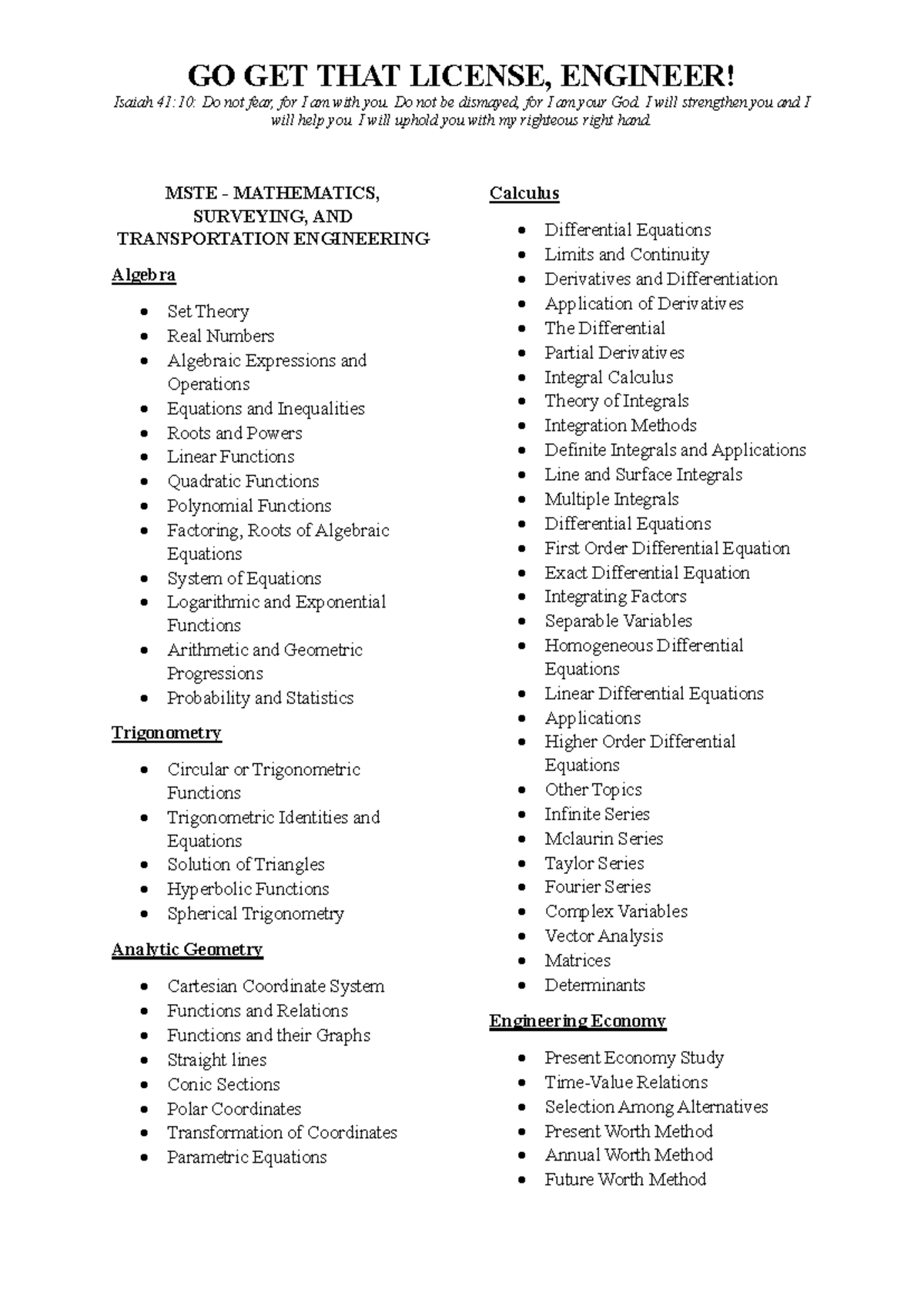MSTE 101: Comprehensive Guide to Engineering Concepts and Practices ...
