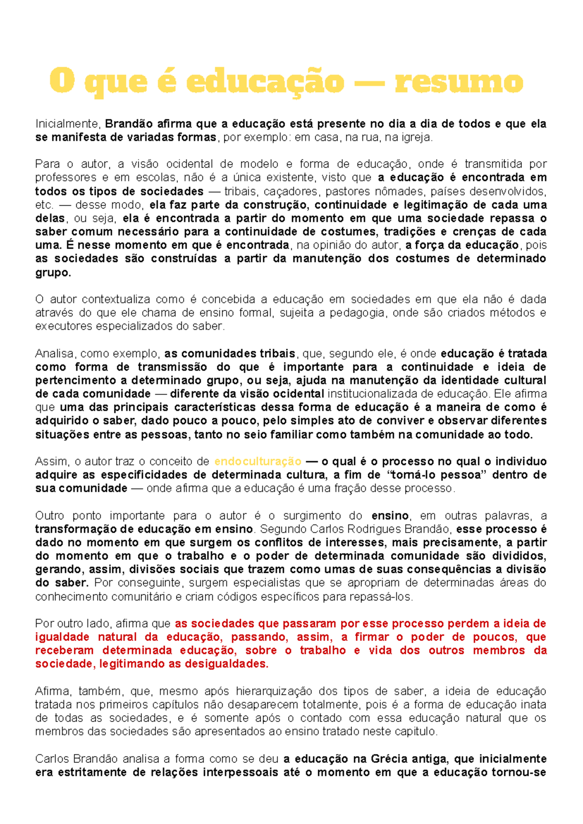 Resumo do Texto 