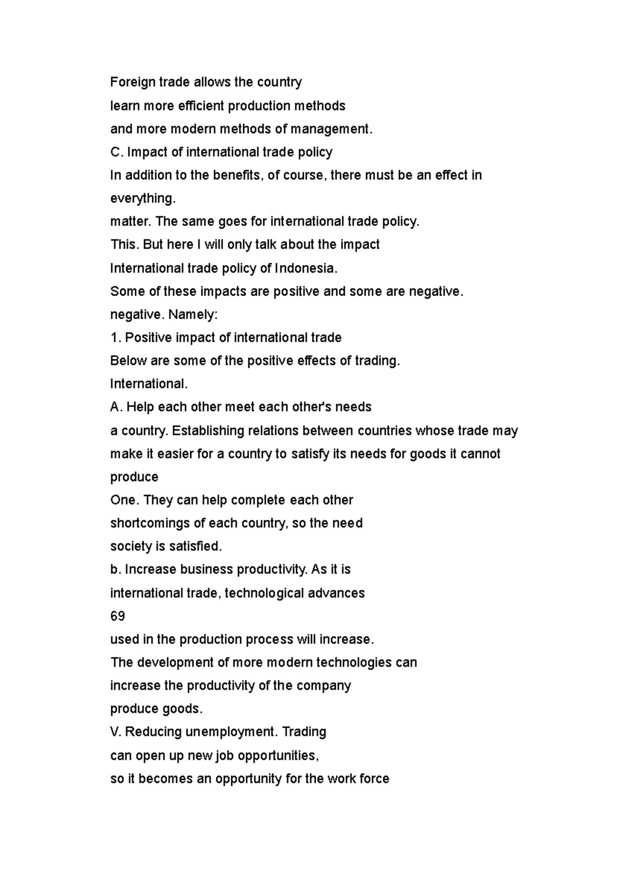 Economics Intrns-23: Impact of International Trade Policy on Indonesia ...