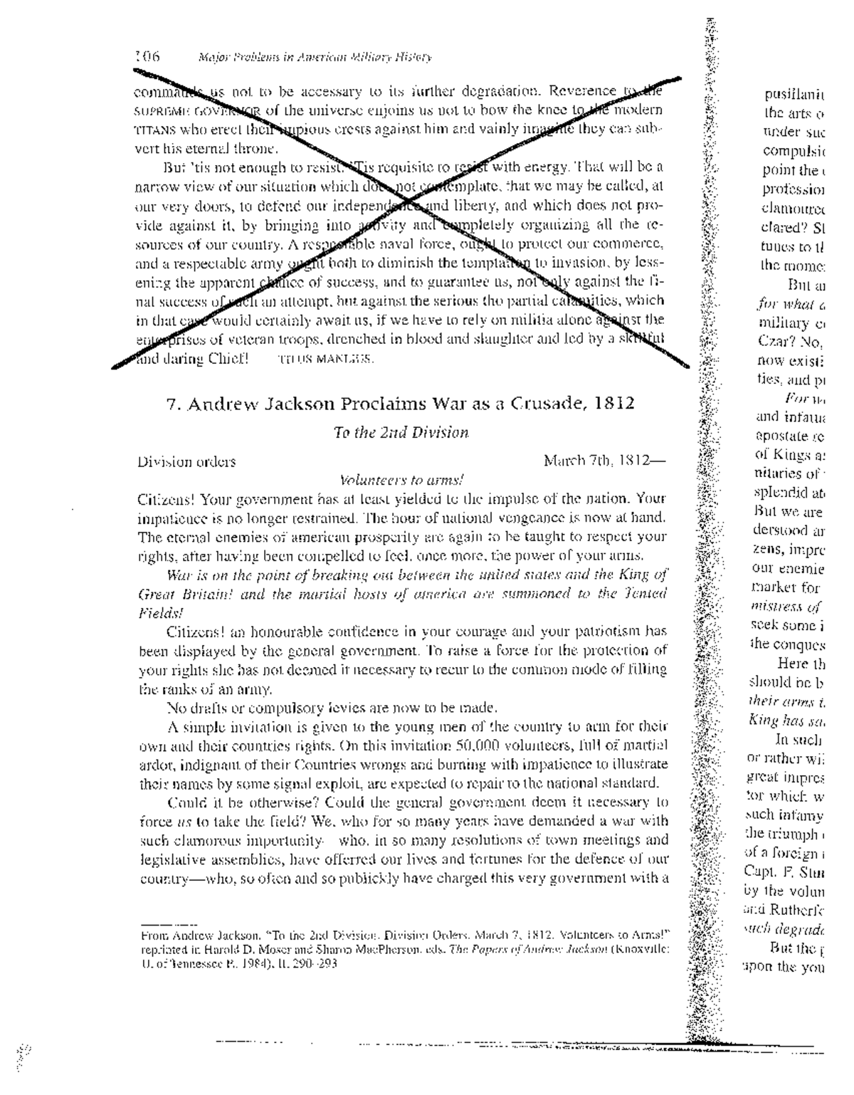 106 Major Problems in American Military History: Analyzing Key Events ...