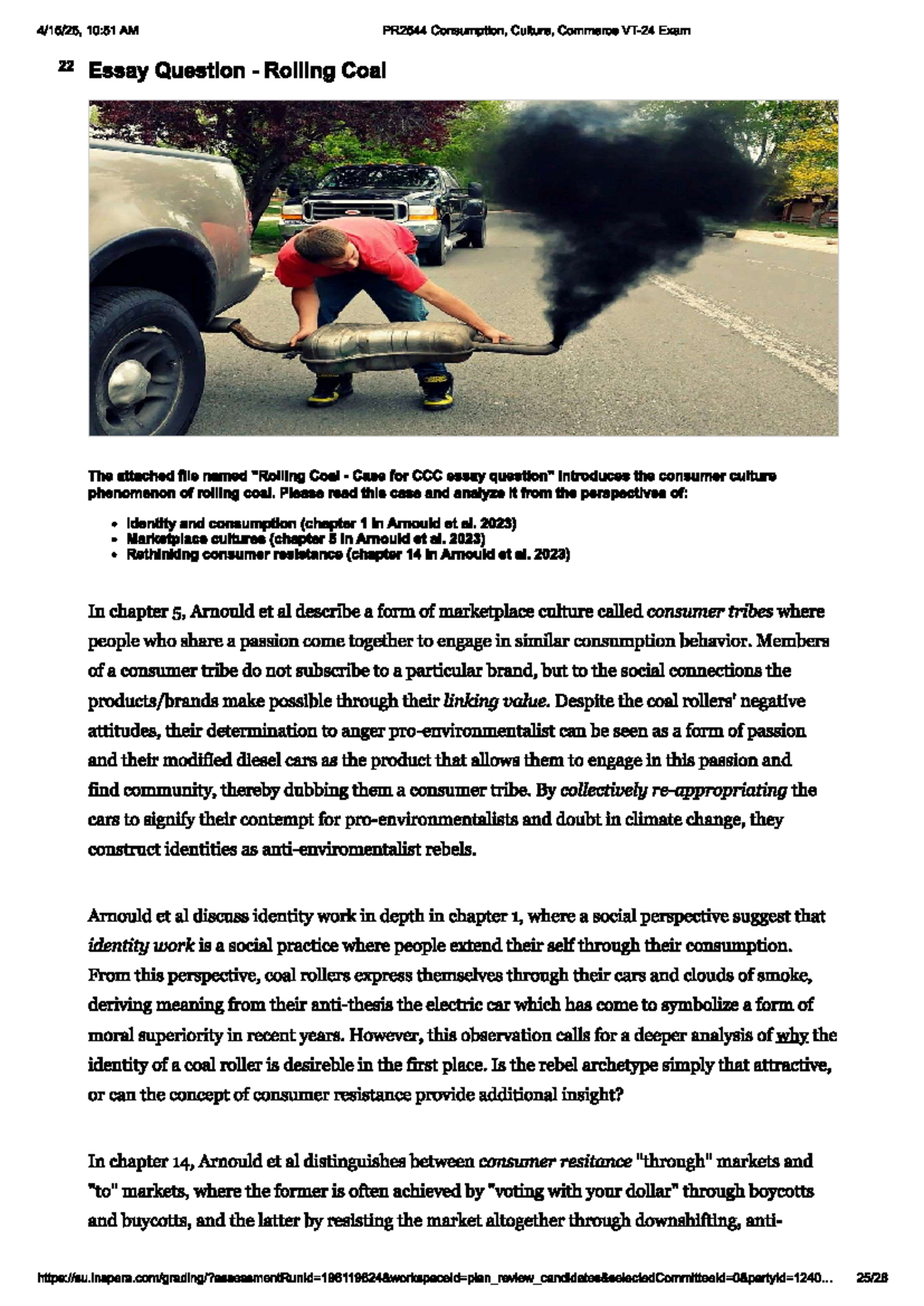 Bästa Tentamen PR 2544: Consumption, Culture, Commerce VT-24 Essay ...