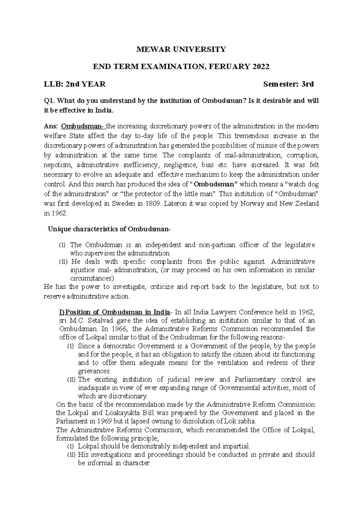 LLB 2nd Year, Sem 3: Beneficial Construction & Legal Interpretation ...