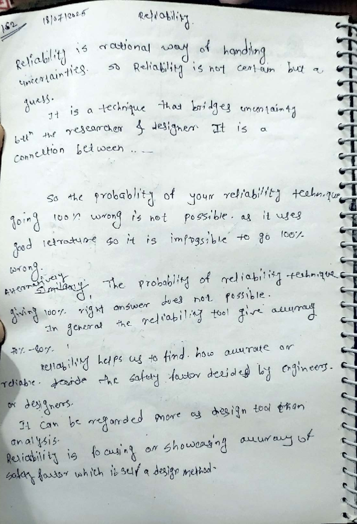 Reliability Notes 2 - K.K. Wagh Institute of Engineering Edu. - Studocu