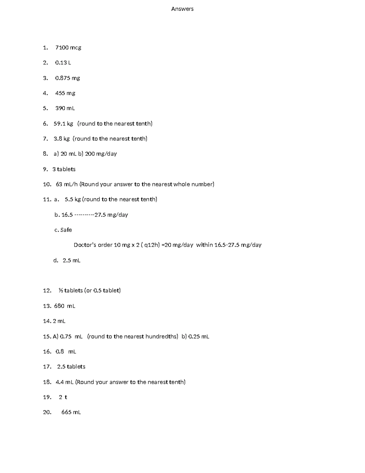 NURS 163 Week 2 Student Worksheets: Health History & Vital Signs - Studocu