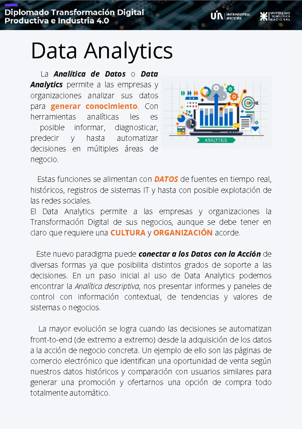 Evolución Data Driven en Organizaciones y Procesos - aaa - Studocu