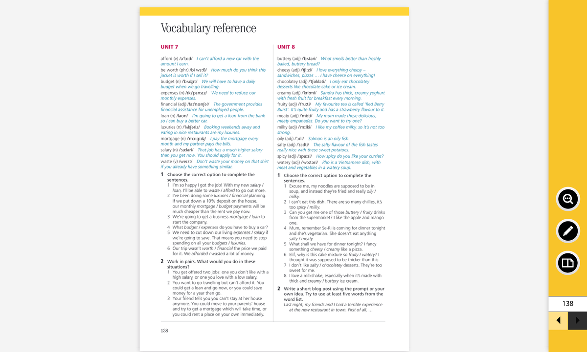 Vocabulary Reference: UNIT 7 & UNIT 8 - Key Terms & Usage - Studocu